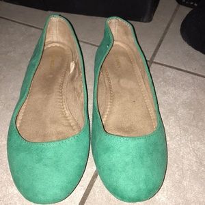Green old navy flats